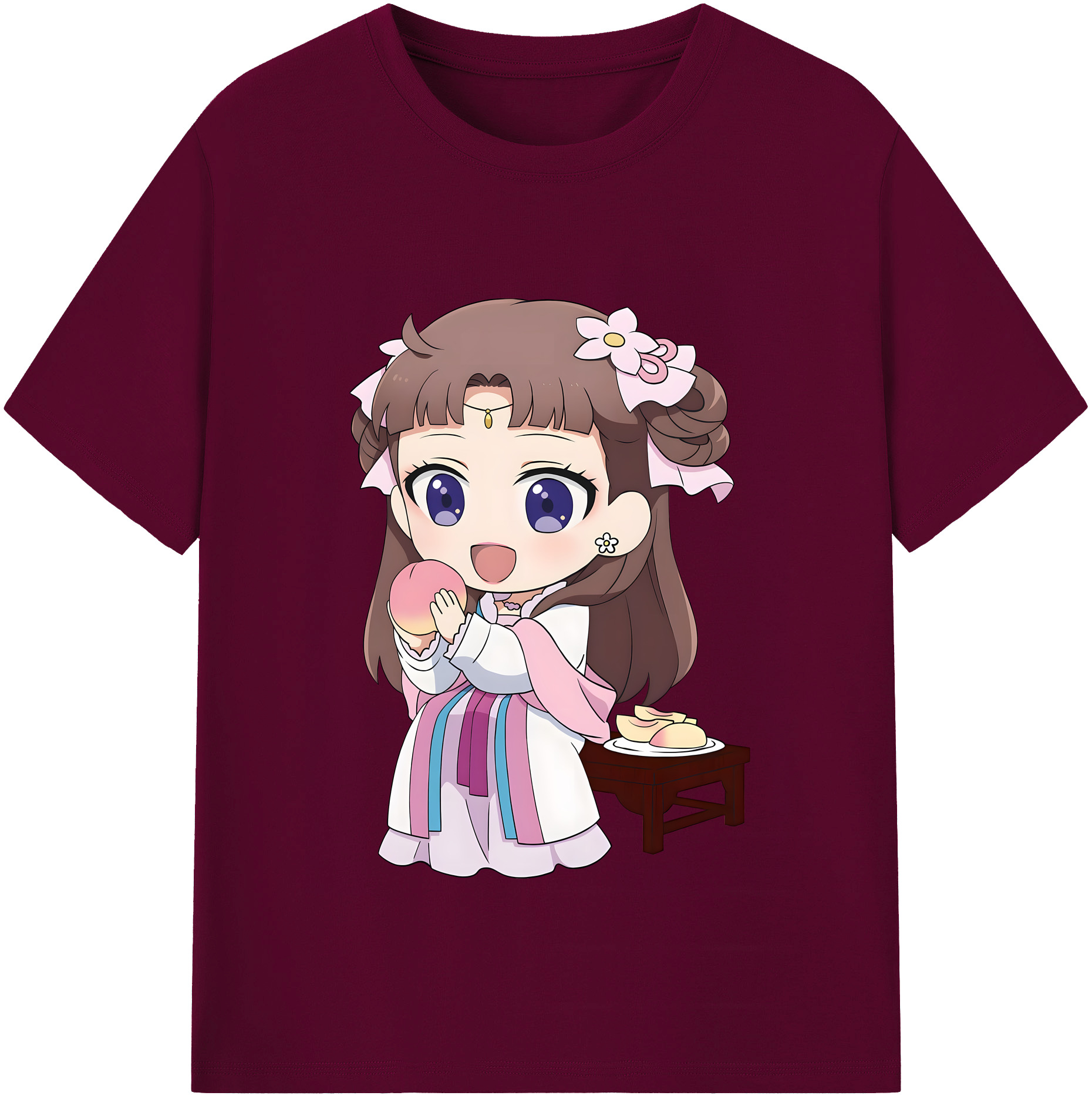（画像用） 薬屋のひとりごと The Apothecary Diaries レディースカジュアルプリントTシャツ（綿100％）